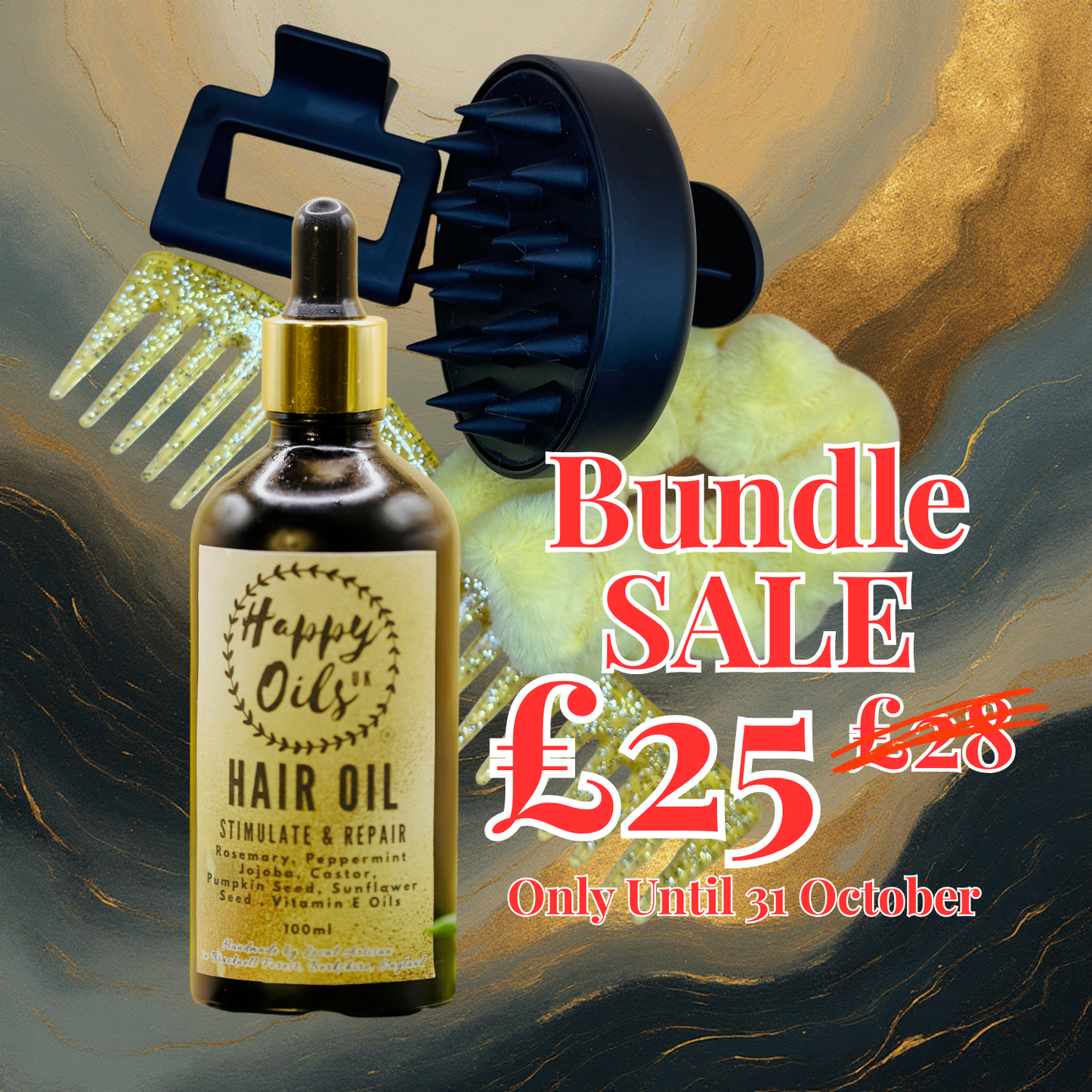 Hair Care & Scalp Stimulation Bundle