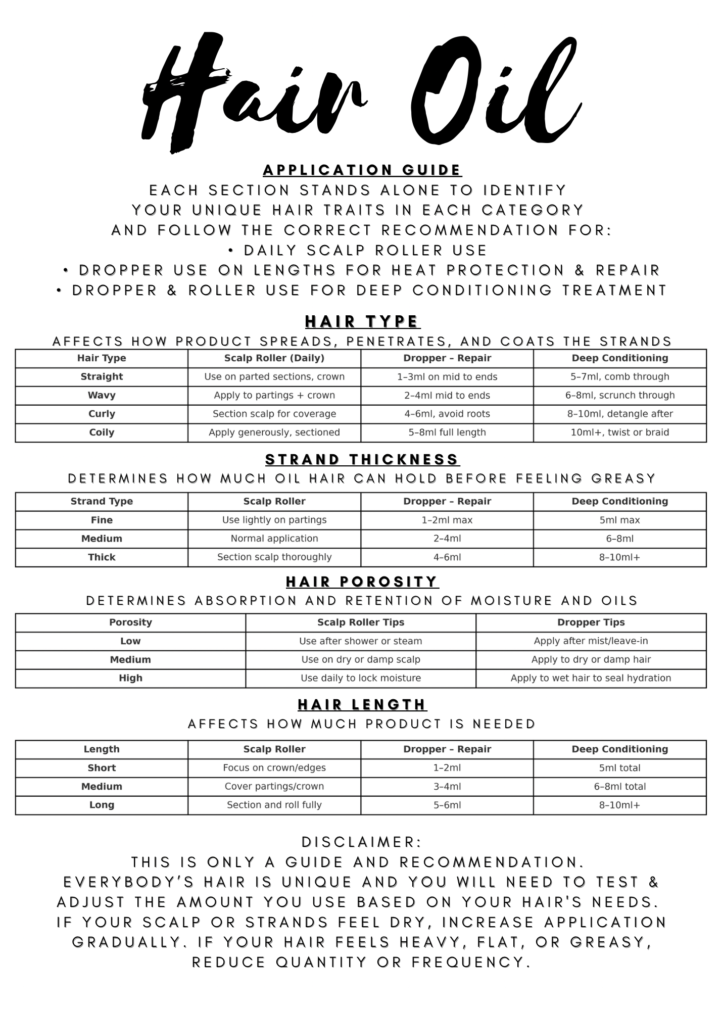 Hair Oil Gentle Nourishment + Scalp Roller