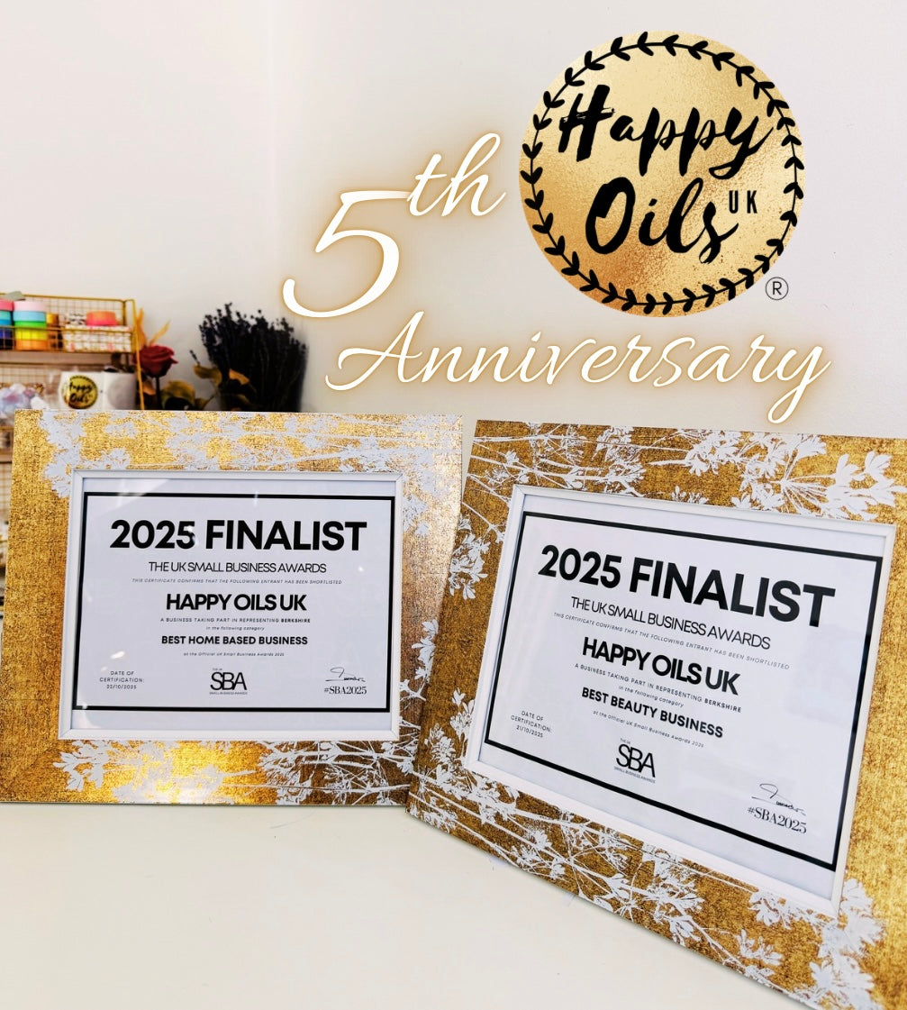 Happy Oils UK 5th Anniversary