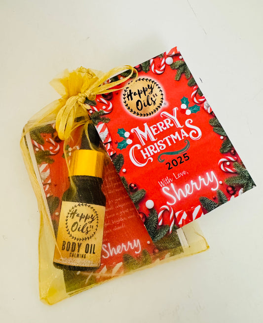 Gift Packaging (Organza Bag or Box Design & Greeting Card)