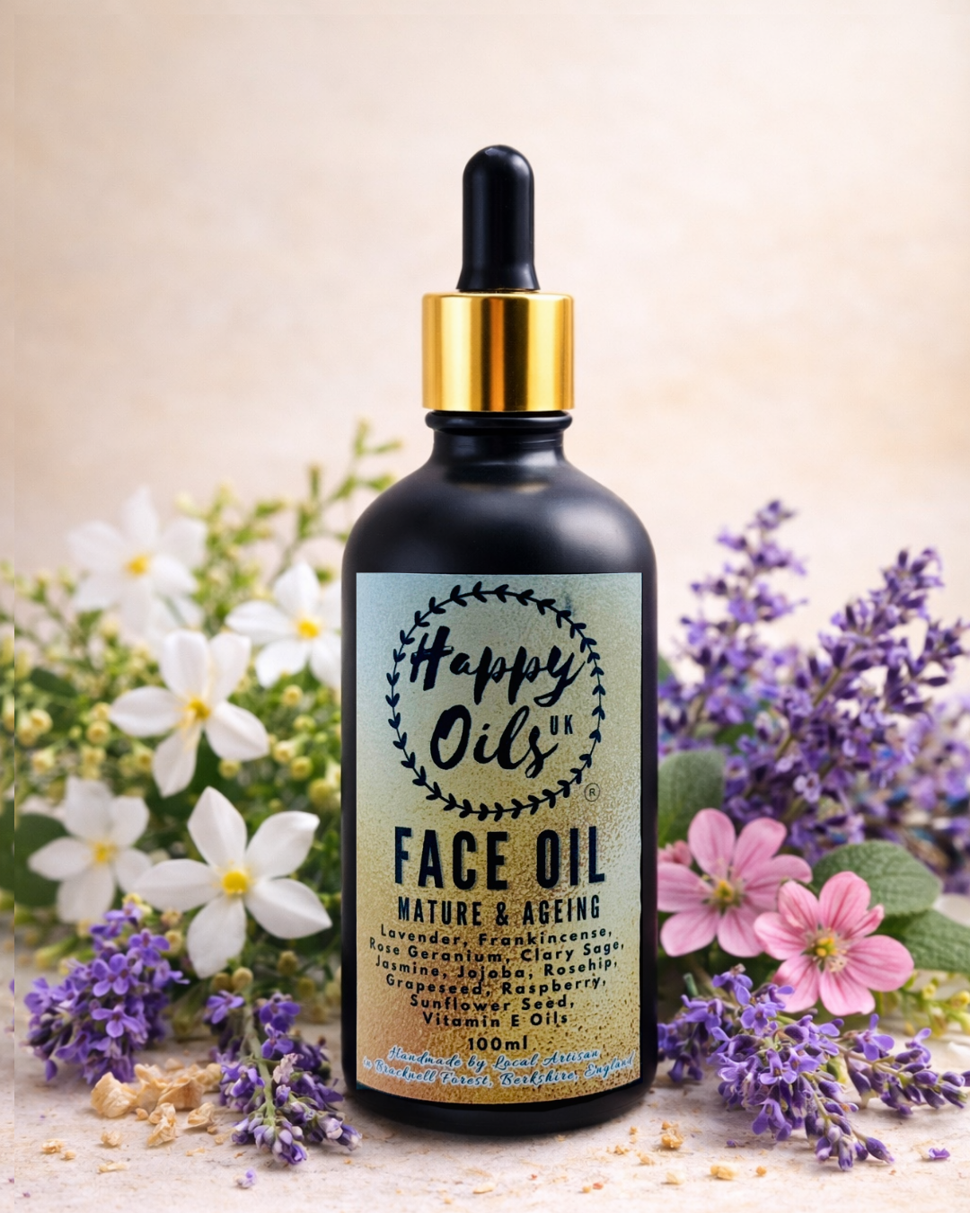 Happy Oils UK Face Oil — Mature and Ageing Skin